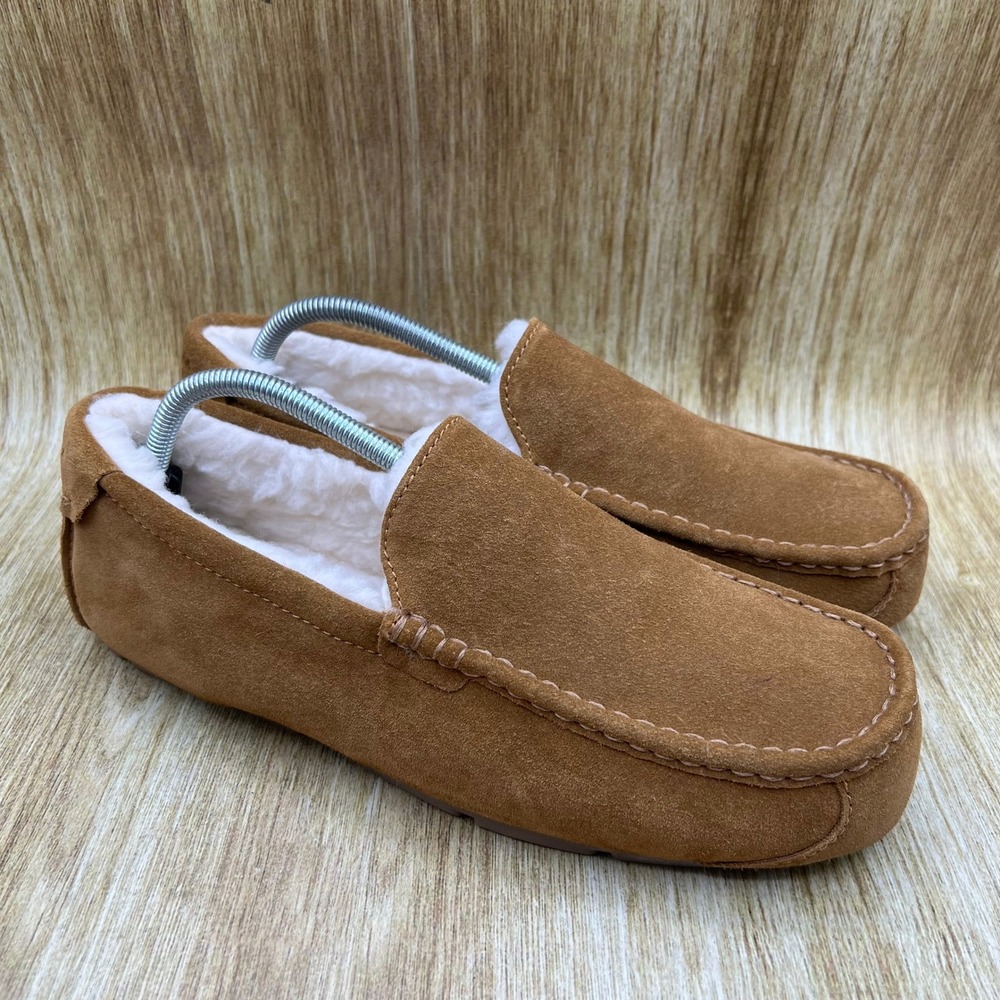 Koolaburra by UGG Tipton Slipper Men's Size 11 Chestnut Brown Moccasin 1105893